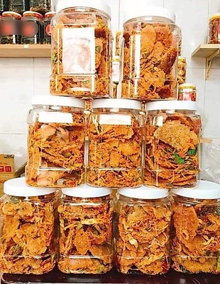 500 gr cơm cháy lắc khô gà