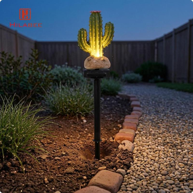 [UsusexaMY] Garden Solar Powered Lawn Light Animal Plant Themed Resin Lamp Outdoor Path Decoration f