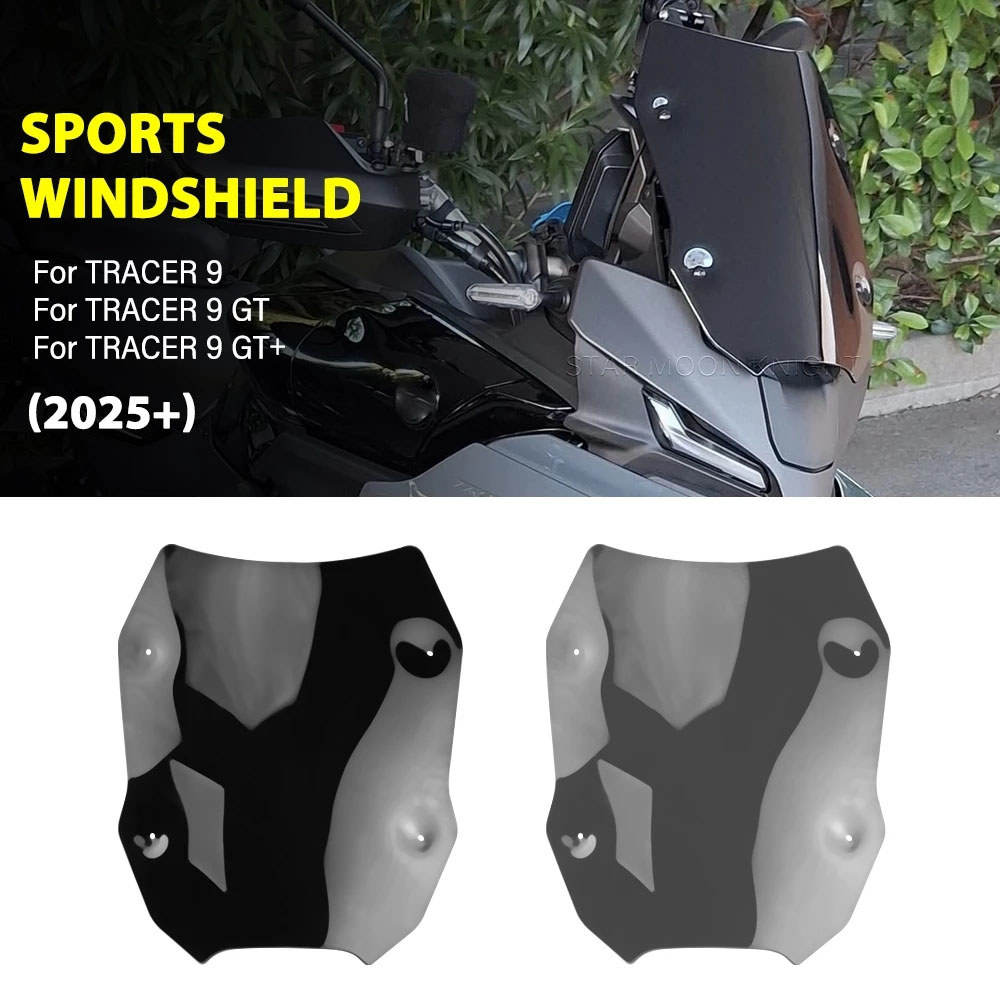 VISER Dành cho YAMAHA TRACER 9 GT + Y-AMT TRACER9 (2025 +) Tấm che kính chắn gió xe máy Tấm che chắn