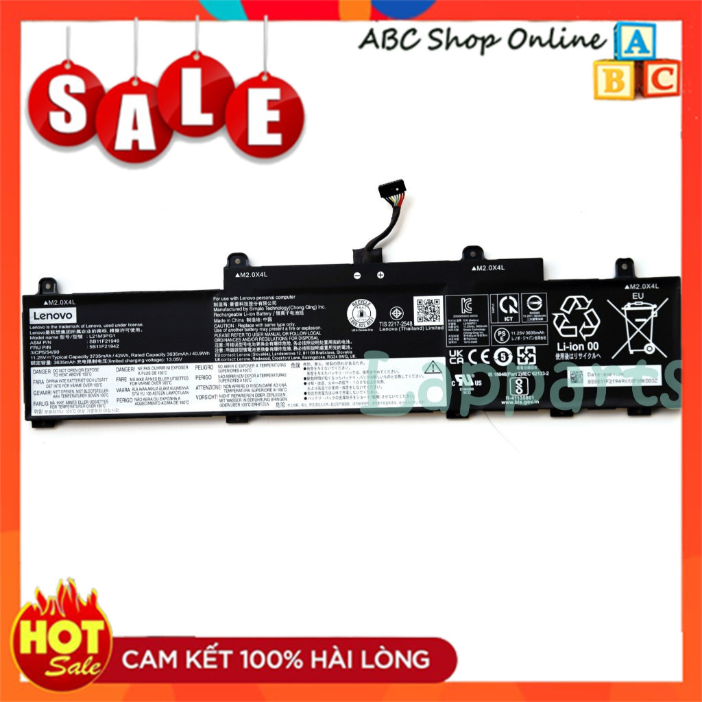 Pin Lenovo Thinkpad L14 L15 3rd Gen 2022 Lenovo ThinkPad L14 L15 Gen3 C14 L21M3PG1 L21D3PG1 L21L3PG1