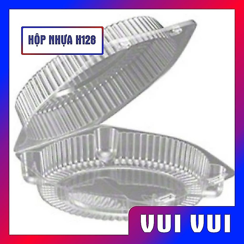 ( Combo 5 lốc =500 cái) Hộp nhựa H128 - VUI VUI