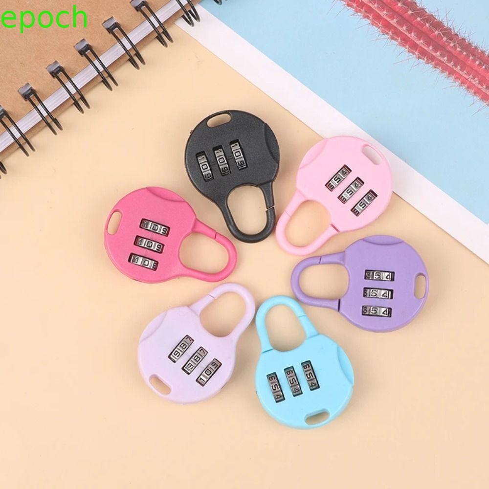 Khóa kết hợp mật khẩu EPOCH, Khóa móc kết hợp Khóa móc ba lô, Khóa du lịch bằng nhựa cầm tay Khóa mậ