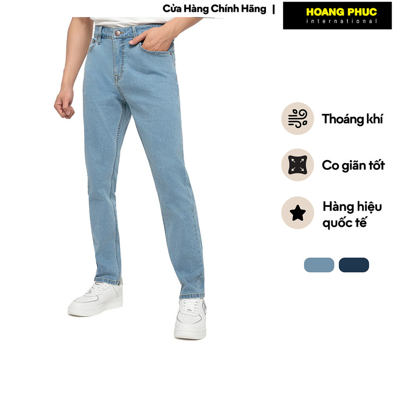 Quần Jean Dài Nam ECKO UNLTD. Dáng Ôm Dần Cotton Pha Co Giãn Bền Màu IF25-35061