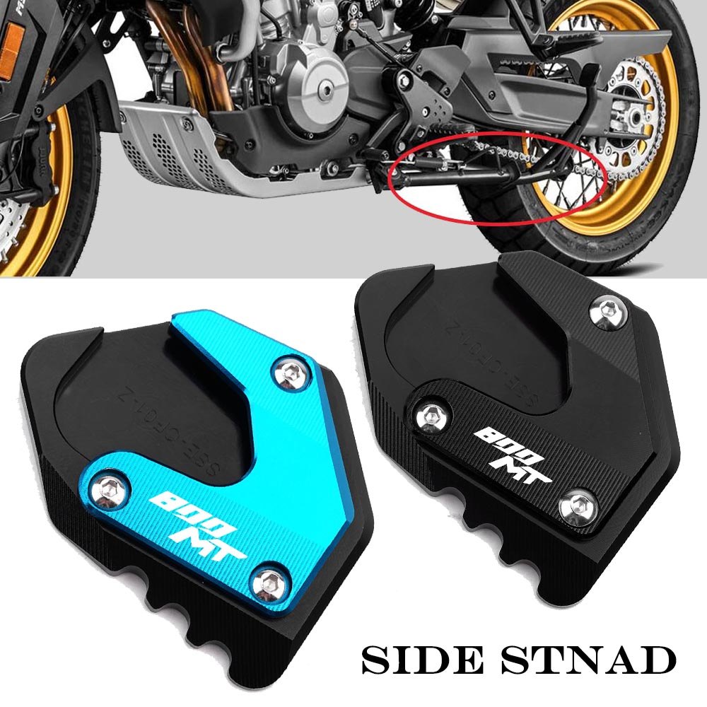 Dành Cho CFMOTO 800MT CF 800 MT800 2021-2024 2025 2026 CNC Xe Máy Chân Đế Chân Bên Đứng Nối Dài Miến