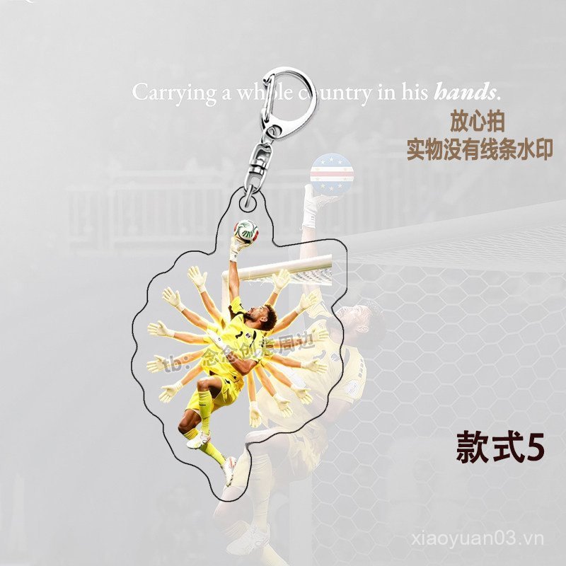 Fodder Horn Inspired Doormaker Woznia Hàng hóa Acrylic Móc khóa World Cup Sáng tạo Kỷ niệm Mặt dây c