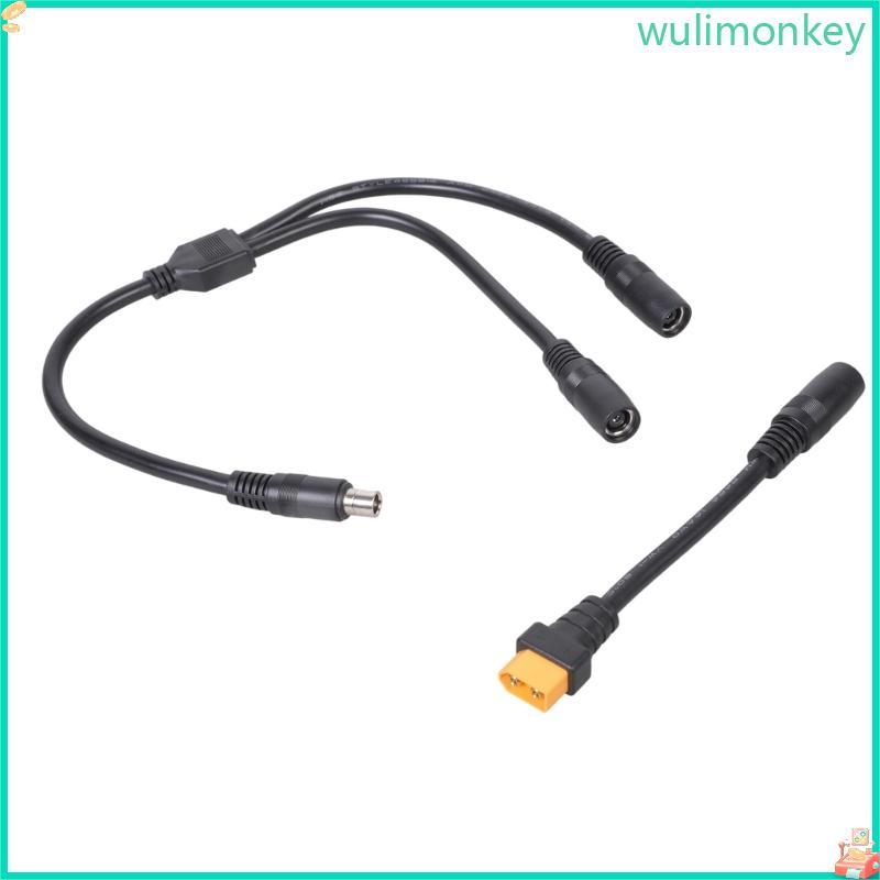 Dây nguồn WU Linh hoạt PVC XT60 Nam sang đôi DC8020 cho trạm sạc