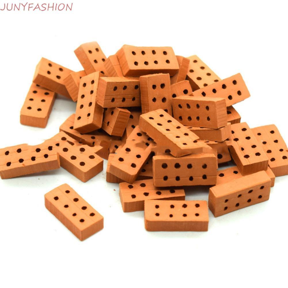 Mô hình gạch mini thật JUNYFASHION, 1 / 12 1 / 16 Đồ chơi gạch giả DIY bền bỉ, Gạch mini tỷ lệ 1 / 1
