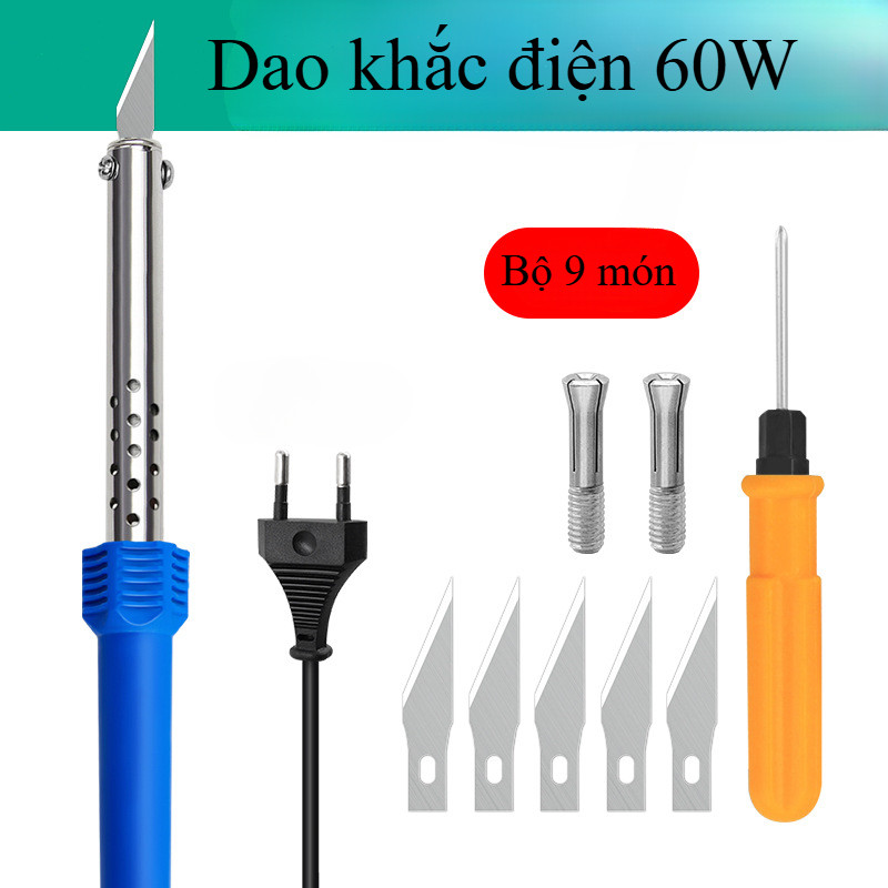 9 Bộ Điện Hàn Sắt Khắc Lưỡi Dao/Làm Nóng Dao Hàn Công Dụng/Điện Làm Nóng Khắc Dao Điện Hàn Sắt Sưởi 