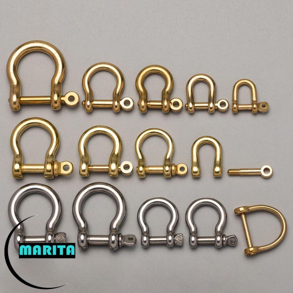 MARITA Rắn Carabiner Vòng Tay Khóa 10 Kiểu Vít Khớp Nối Vòng Chìa Khóa