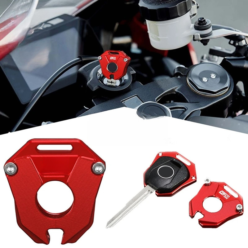 Xe Máy Mới Nhôm Chìa Khóa Vỏ Móc Khóa Cho Xe Honda CBR1000RR CBR1000 RR CBR 1000 RR