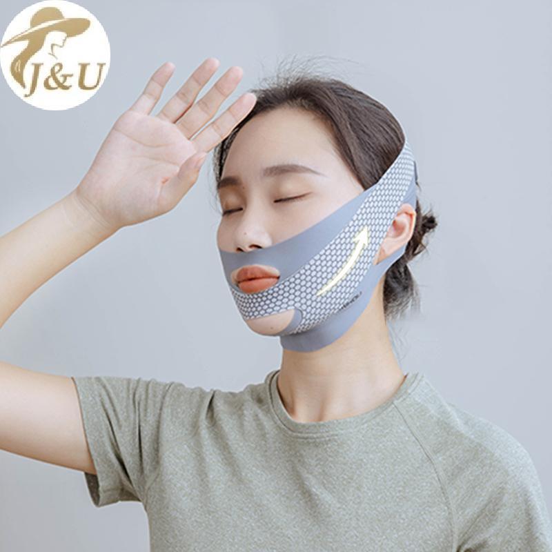 JU Face-Lift With Sleep Face V Shaper Facial Slimming Bandage Relaxation Shape Lift Giảm Double Chin