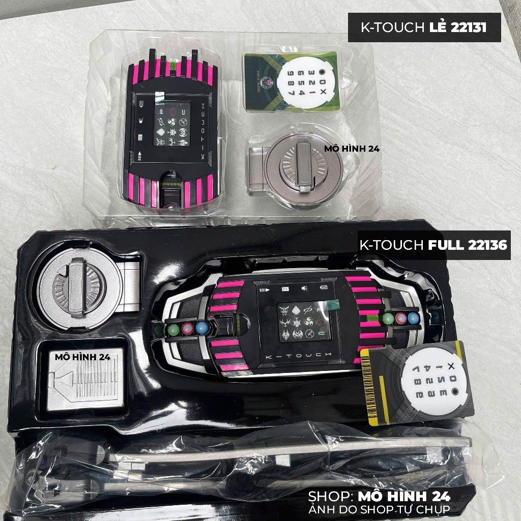 Đồ Chơi thắt Lưng Driver K-Touch gắn vào Decadriver Dark Riders Decade CSM Bootleg 2025 ver 2 kamen 