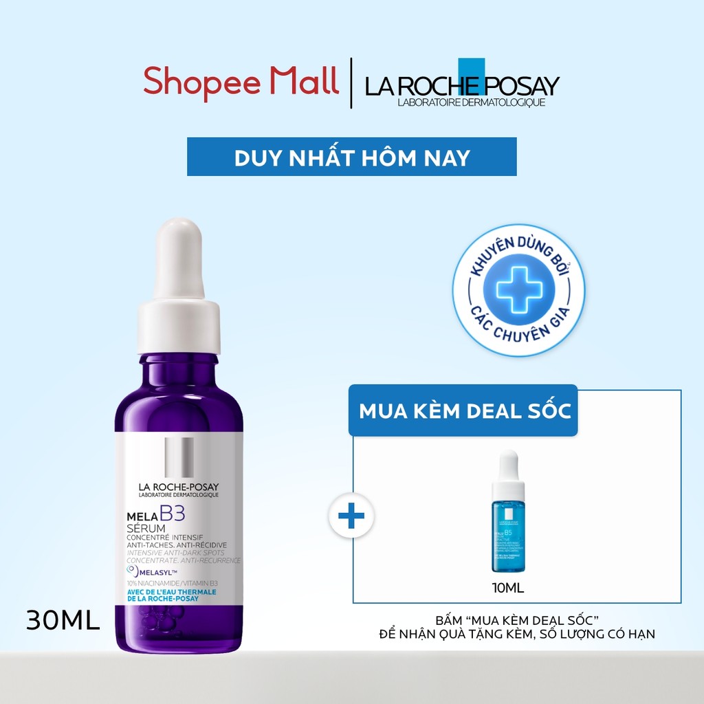 Dưỡng chất giảm thâm nám và dưỡng sáng toàn diện La Roche-Posay Mela B3 serum 30ml