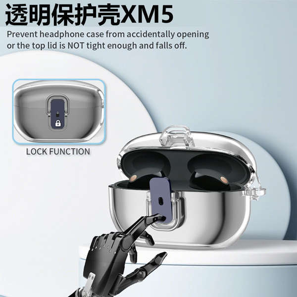 Thật Thích Hợp Cho WF-1000XM5 Đậu Khử Tiếng Ồn Trong Suốt Sony wfc510 Bảo Vệ Liên Kết Chống Sốc Chốn