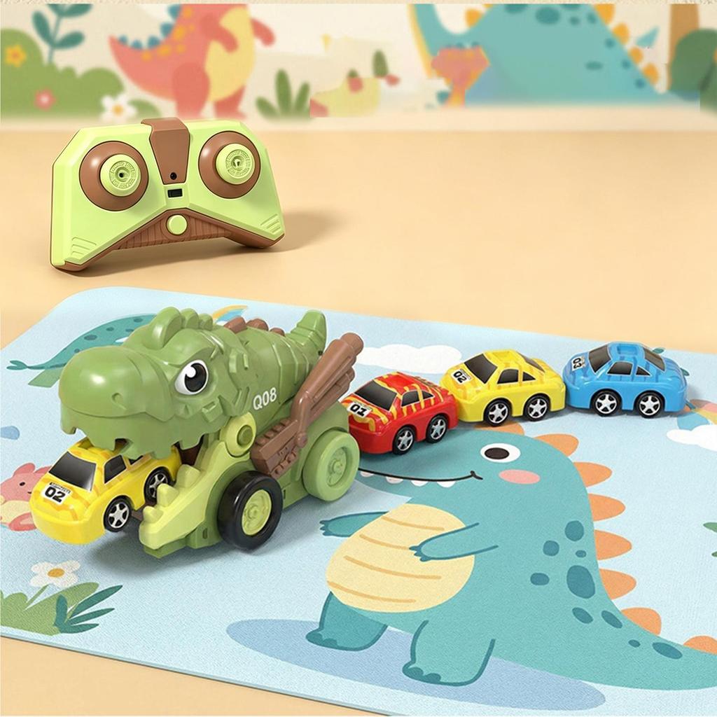 RC Xe Đồ Chơi Điều Khiển Từ Xa Khủng Long Ăn Đua Xe Đồ Chơi Tyrannosaurus Rex Xe Tải Eaten Ô Tô Đồ C