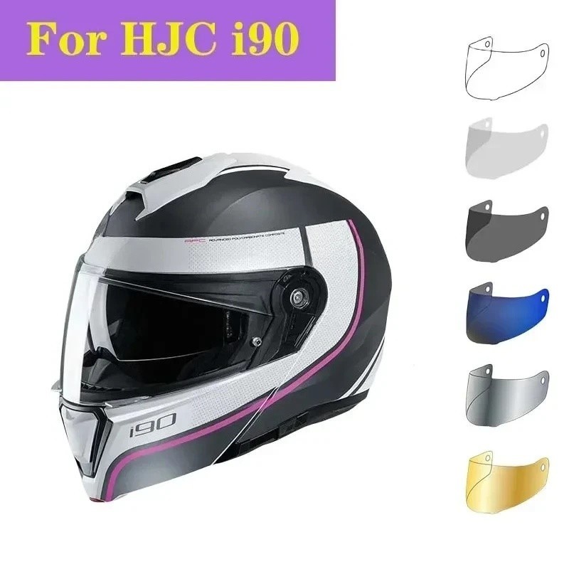 Tấm Che Cho HJC HJC HJC HJC33 I90 / I91 Mũ Bảo Hiểm Xe Máy Ống Kính Chống Tia UV Thay Thế Lá Chắn Ca