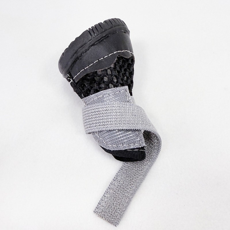 YU Everyday Dog Covers with Light Textile Upper Rubber Base Wrap Bands Toe Guard Four Street Use Set