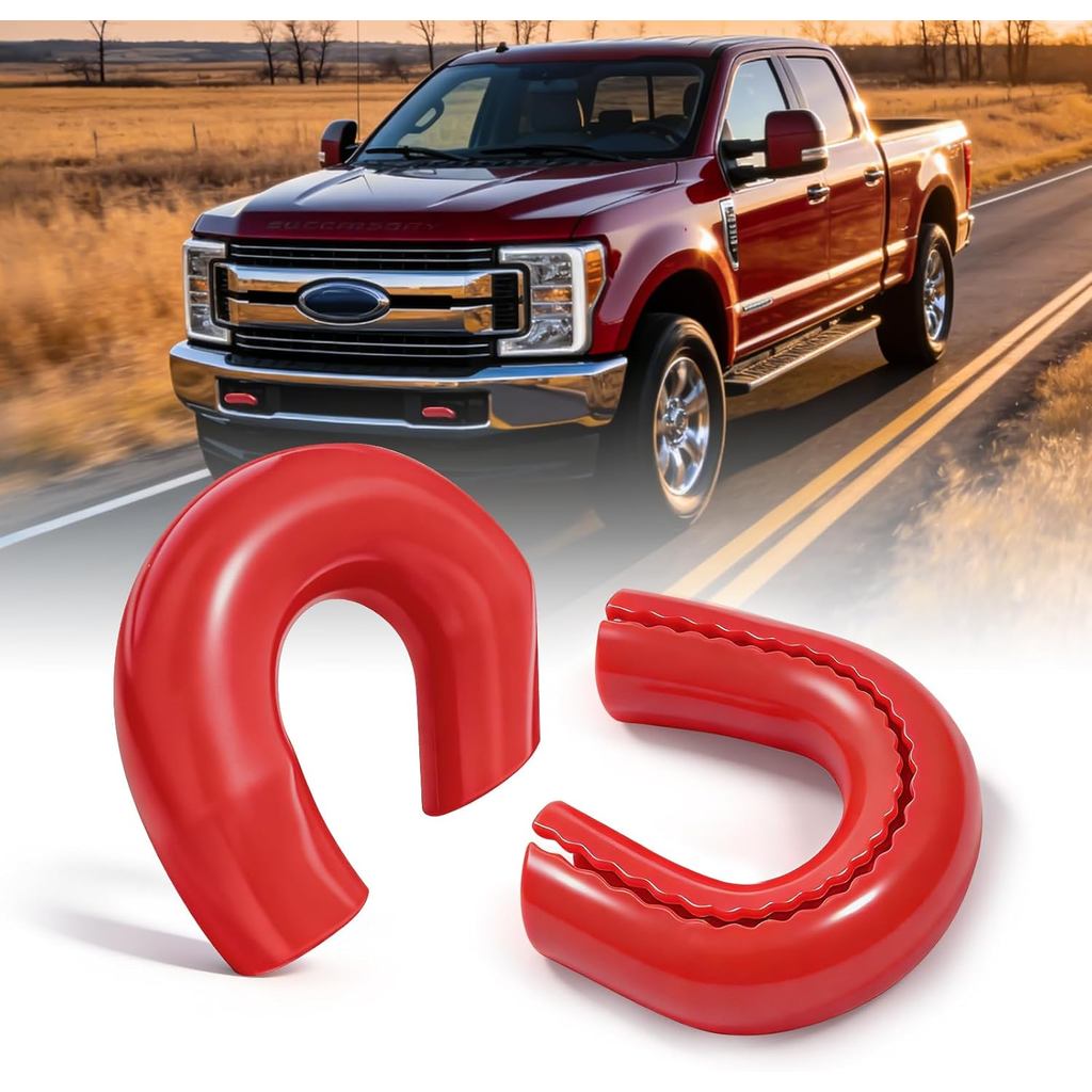 Vỏ móc kéo cho Ford Super Duty F250 F350 F450 2017-2026 Nâng cấp dày, Vỏ bọc dây kéo Tương thích với