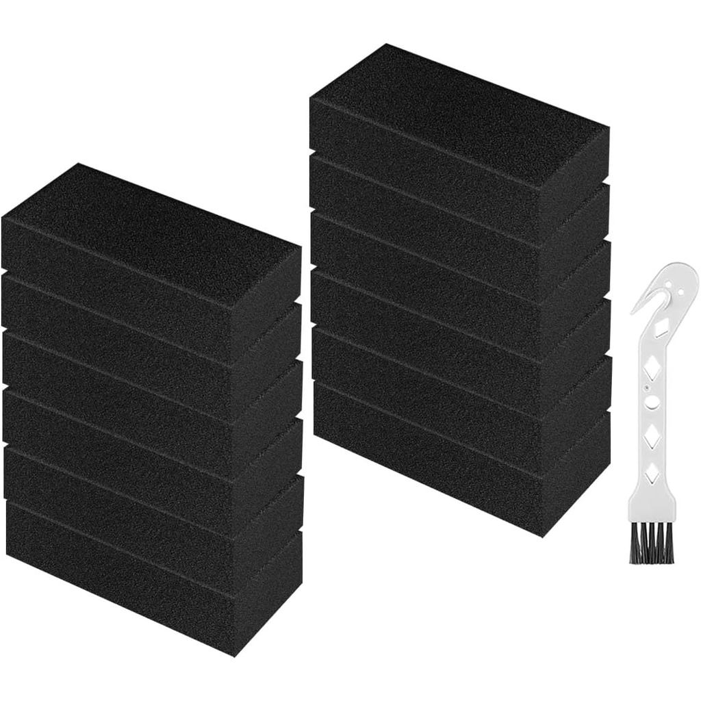 Bộ lọc thay thế 12 gói EX201 Tương thích với Shark CarpetXpert EX201 EX150 EX150C EX200 EX200C EX300