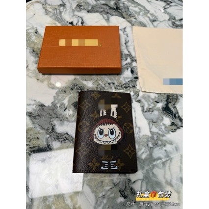 OA7A Cartoon Passport Holder Open Pocket Document Holder Protective Case Card Holder Portable Storag