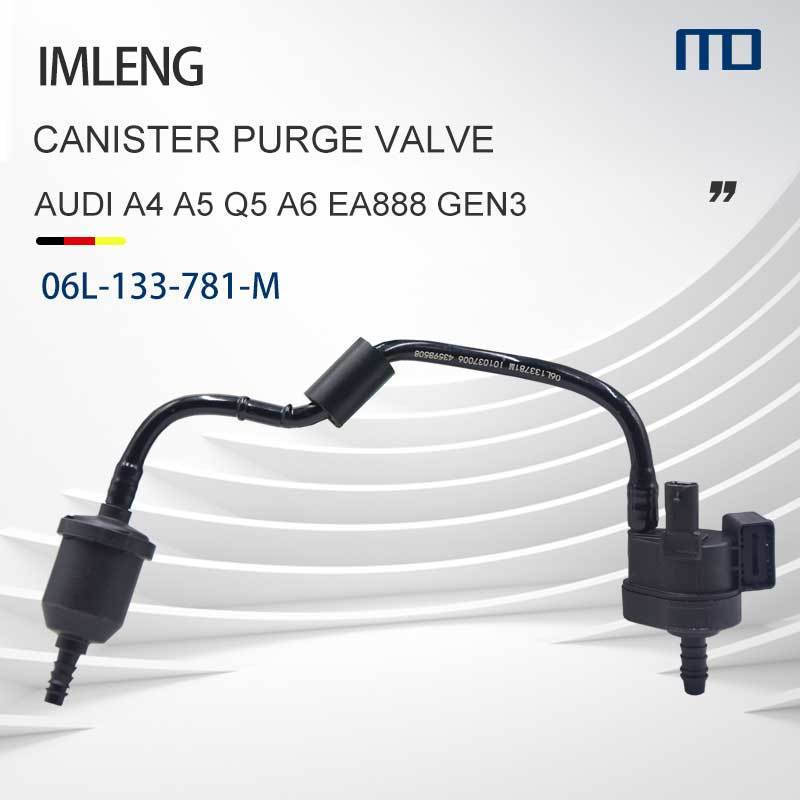 06L133781M CHARCOAL CANISTOR TÍM VAN CÓ HOSE CHO AUDI A4 A5 Q5 B8.5 EA888 GEN3