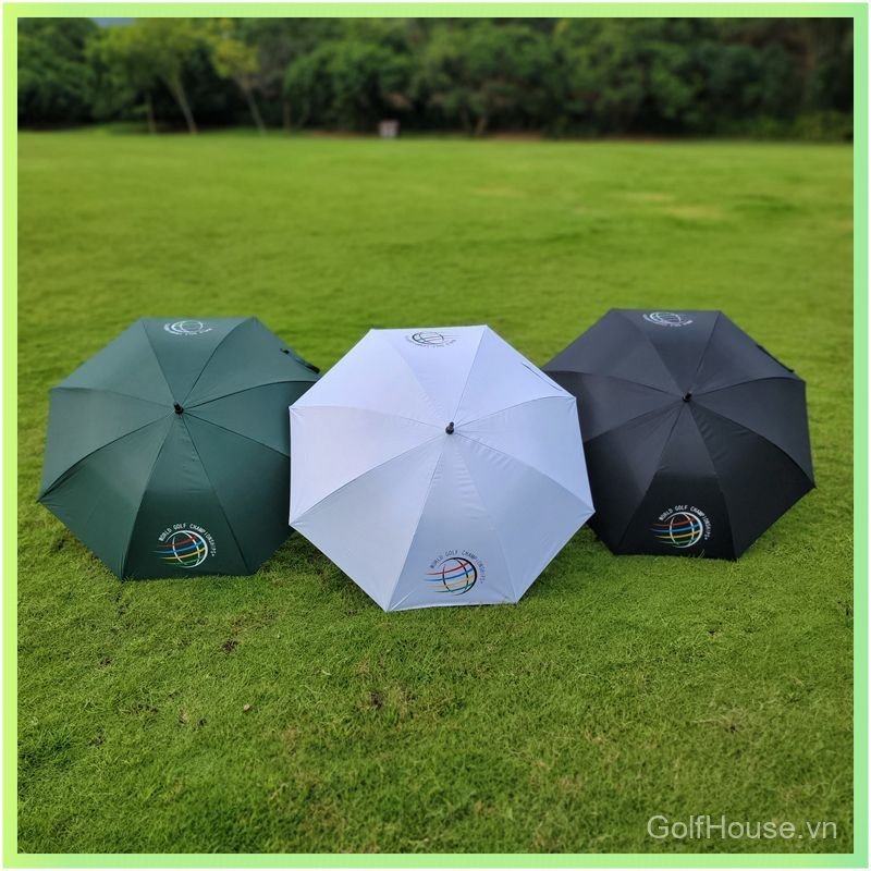 👜Golf Umbrella👜 Ô golf phong cách WGC khung dày chống UV đa dụng nắng mưa nam nữ dùng chung sân golf