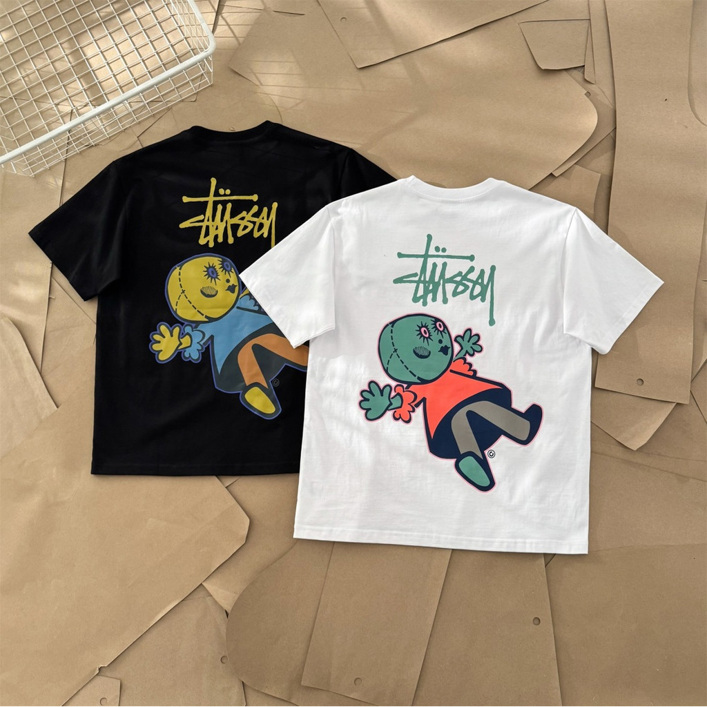 Stussy tee / Stussy Nam Nữ Áo Thun In Hình Áo Thun Thường Ngày Áo Thun Thể Thao Áo Ngắn KZC5