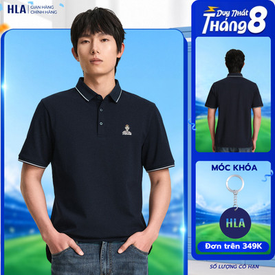 [BÁN CHẠY] Áo POLO nam tay ngắn HLA x ZOLA , vải mềm mại, co giãn thoải mái & thoáng khí