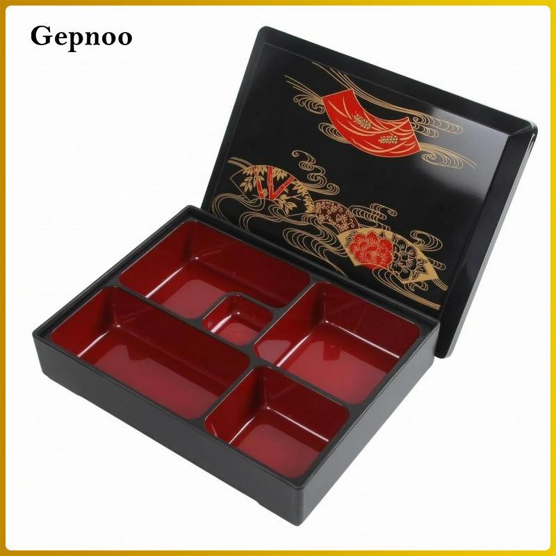 5 ngăn Bento 5 ngăn Hộp cơm trưa Bento phong cách Nhật Bản Hộp cơm trưa Bento Hộp đựng bữa ăn
