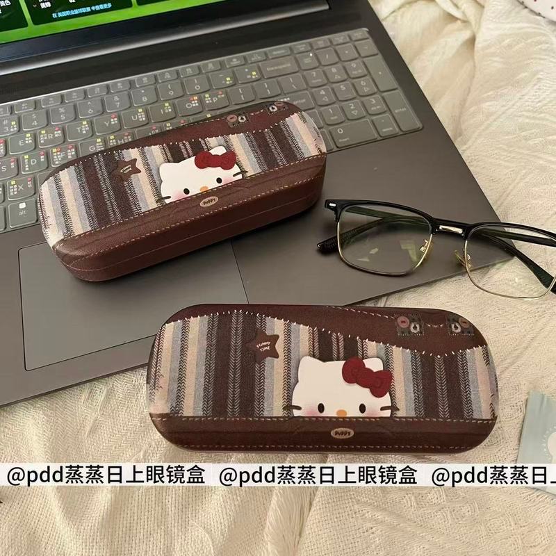 高颜* 值简约眼镜盒Ins风大容量便携抗压防摔日系近视眼镜收纳盒New Glasses Case For High Aesthetic Myopia Glasses * Portable Anti P