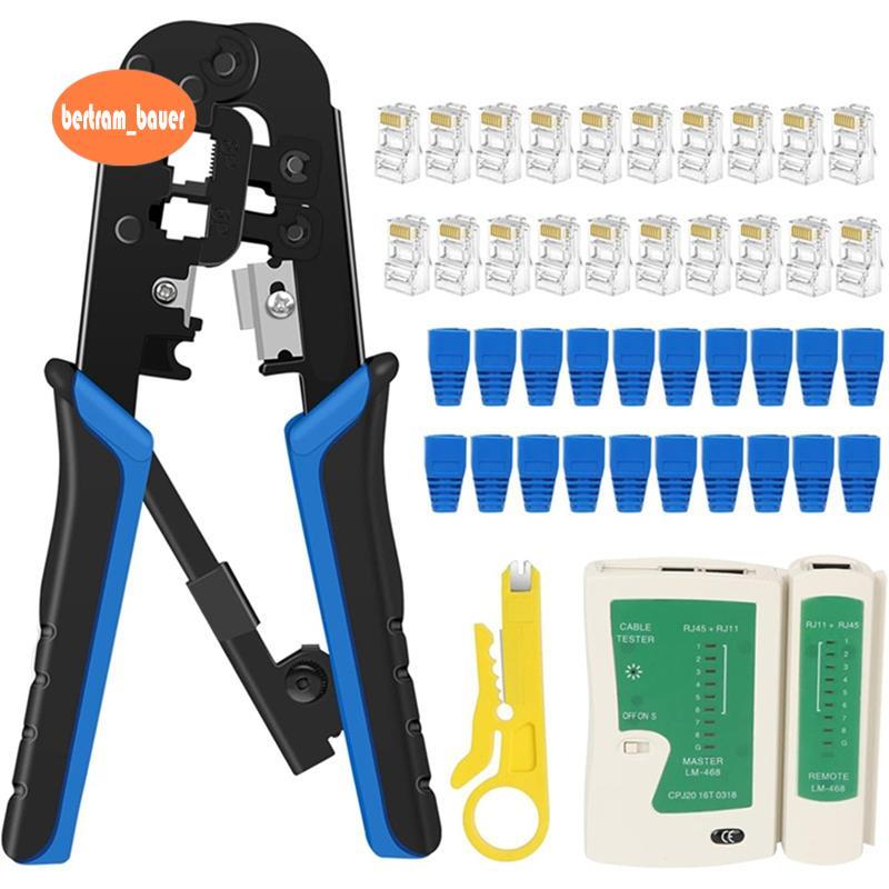 RJ45 Crimper RJ11 RJ45 Crimper Công cụ uốn mạng Ethernet LAN Cable Crimper