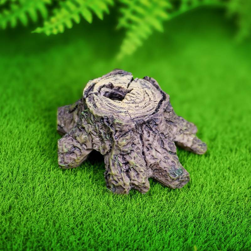 KAM Fish Hide Cave Reptiles Basking Hide Habitat Reptiles Enthusiasts Gears Pet Habitat Accessory VN