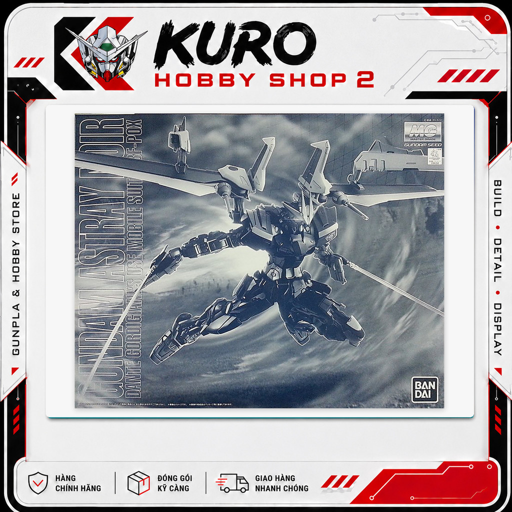 P-Bandai MG 1/100 Gundam Astray Noir - Mô Hình Lắp Ráp Bandai
