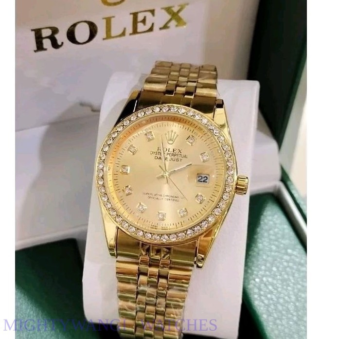 2026 RROCOLEEXXRR Log _ Watch 41mm Datejust Kim Cương Thạch Anh Analog Thời Trang Thép Không Gỉ Đồng