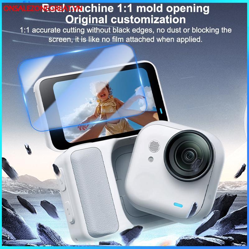 Ons 2 Chiếc Kính Cường Lực Cho Insta360 GO Ultra Bảo Vệ Màn Hình HD Phim Bảo Vệ Cho Insta360 GO Ultr