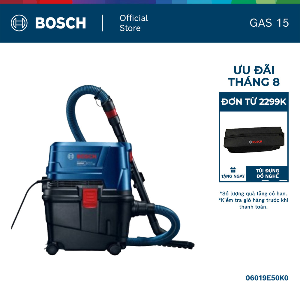 Máy hút bụi Bosch GAS 15 MỚI