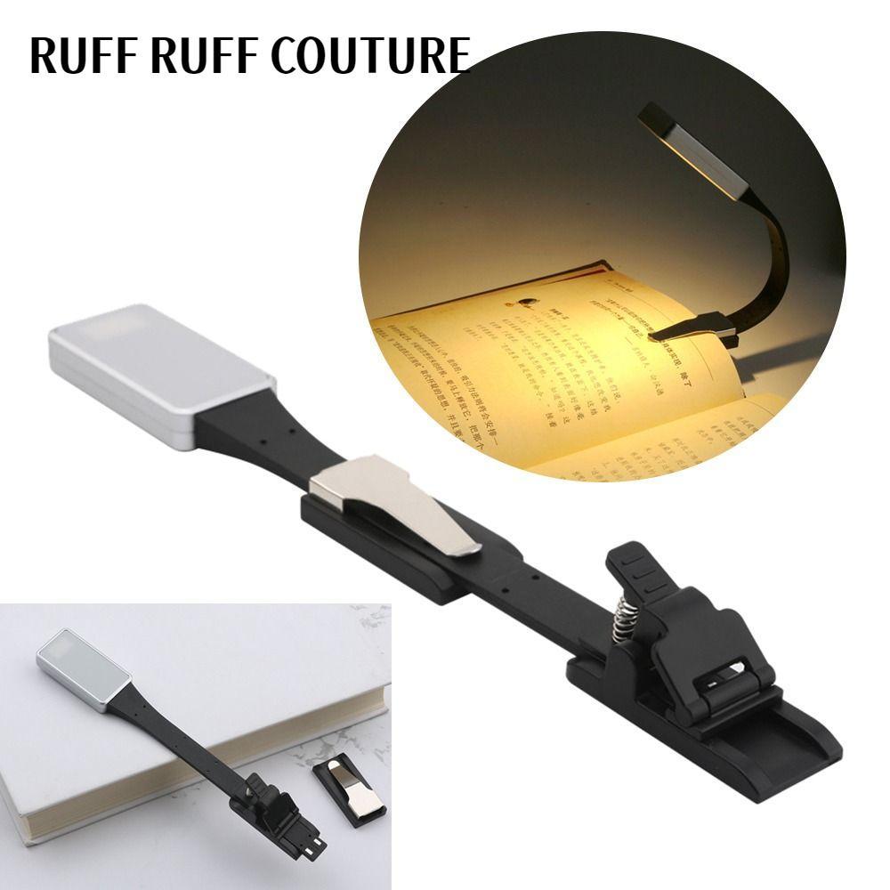 RUFF RUFF COUTURE Reading Clip Light USB Sạc Bảo Vệ Mắt Kindle eBook Readers Night Light