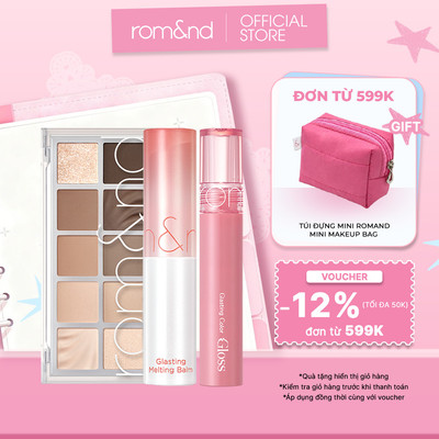 [Volume Hack Duo] Bundle Son Dưỡng Glasting Melting Balm+ Son Bóng Glasting Color Gloss + Phân mắt Better Than Palette
