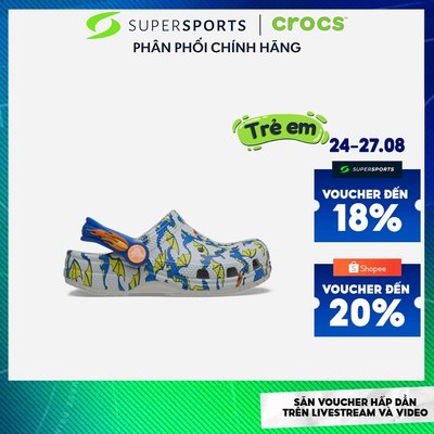Giày Clog Trẻ Em Crocs Classic Dragon Graphic - 212514-1FT ADS08 LS300