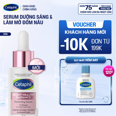 Serum dưỡng sáng da và làm mờ đốm nâu Cetaphil Bright Healthy Radiance Perfecting Serum 30ml