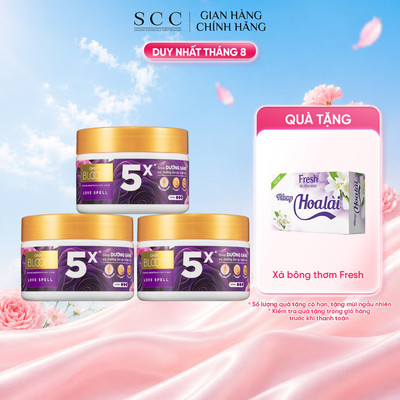 Combo 3 Tẩy Tế Bào Chết Hỗ Trợ Dưỡng Sáng Da Hương Nước Hoa Cindy Bloom 220g