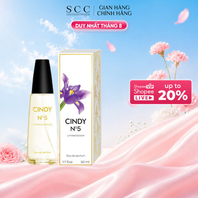 Nước Hoa Nữ CINDY No5 Limited Edition Hương Thời Thượng 50ml - Phiên Bản Giới Hạn