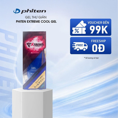 Phiten Extreme Cool Gel 110g giúp mang lại cảm giác mát lạnh hỗ trợ thể thao hằng ngày