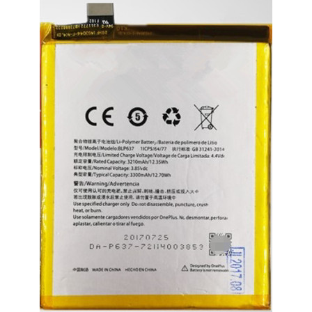 [Hàng có sẵn] Thích hợp cho pin điện thoại di động hoàn toàn mới One / OnePlus OnePlus Five One plus