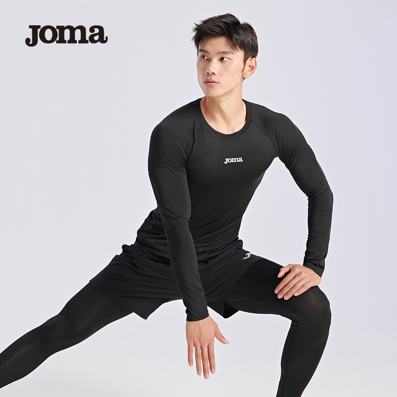 Joma Homer Mùa Xuân Mùa Hè Thể Thao Quần Thoáng Khí Dài Tay Quần Áo Đáy Bóng Đá Chạy Tập Thể Dục Quầ