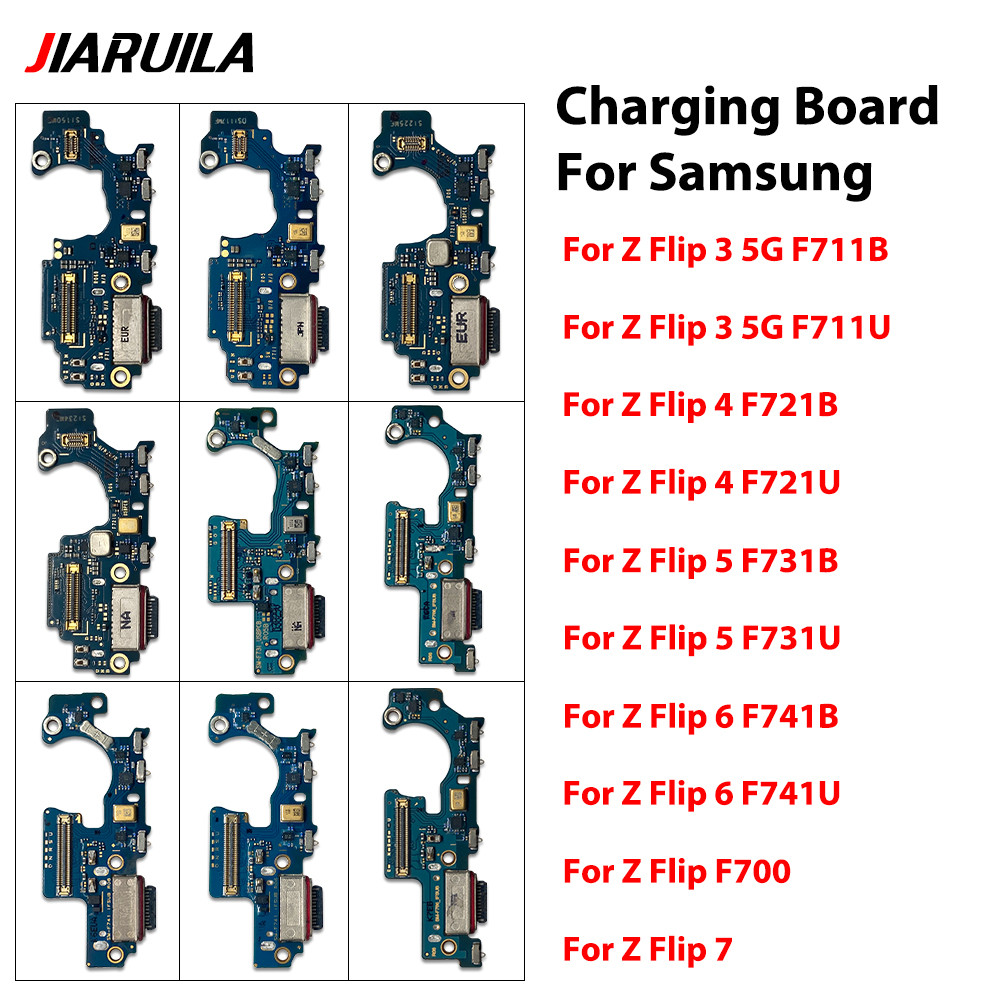 Cổng Sạc USB Jack Dock Cổng Kết Nối Cáp Mềm Cho Samsung Galaxy Z Flip 3 4 5 6 7 5G F700 F700F F711B 