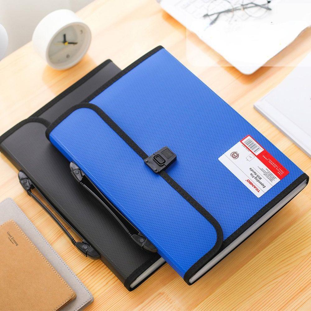 SICHENG Document Organiser 13 Pocket Business Expanding File Briefcases Accordion Storage Wallet