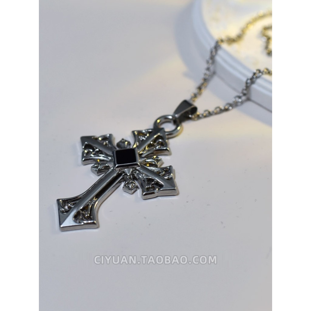 Gothic lolita lolita Punk Gothic Retro Chữ Thập Dây Vòng Cổ choker Phụ Kiện cos Trang Sức