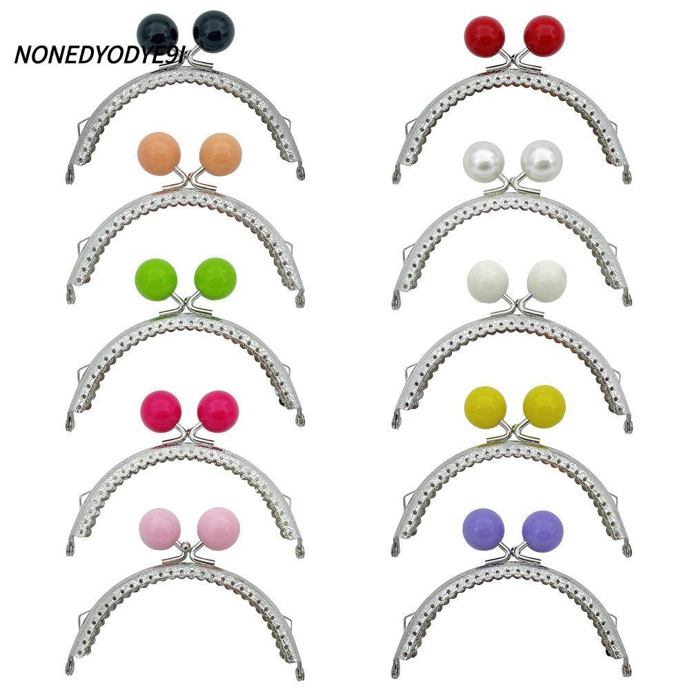 NONEDYODYE9I Ví Khung Kiss Clasp, Màu Kẹo Kim Loại Ví Khóa Khung, Túi Vintage Túi Phần Cứng Kiss Khó