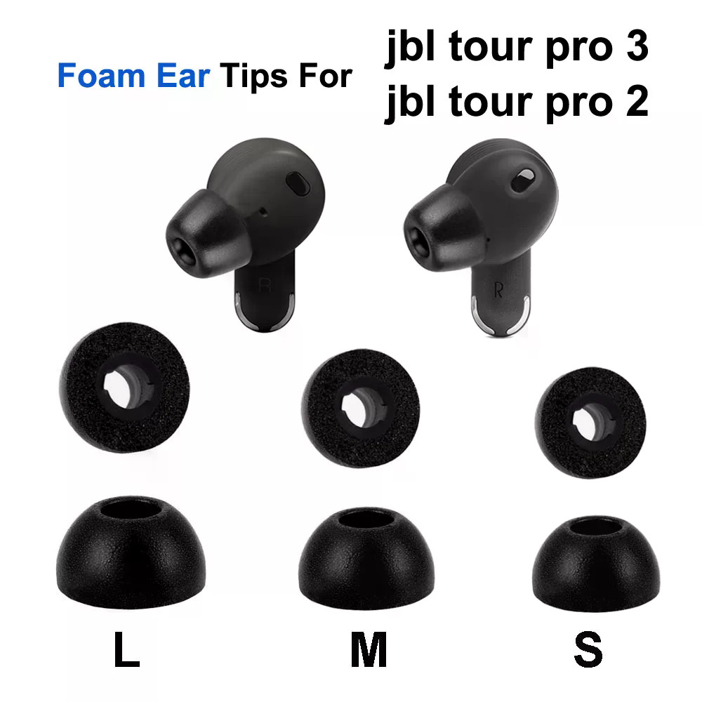 Đầu tai xốp Memory cho jbl tour pro 3 / Pro 2 Earbuds Tai nghe L M S